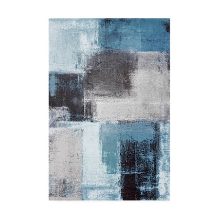 Incado 'Abstract Blue III' Canvas Art,16x24